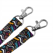 Ланъярд полноцветный Эл с двумя карабинами, 15 мм арт. 700503-15