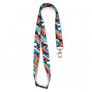 Ланъярд полноцветный Флип с карабином и замком безопасности, 20 мм