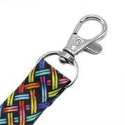 Ланъярд полноцветный Флип с карабином и замком безопасности, 15 мм