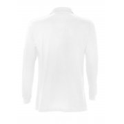 Рубашка поло мужская с длинным рукавом STAR 170, белая