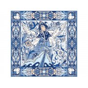 Платок «Царевна-Лебедь» 100% шелк