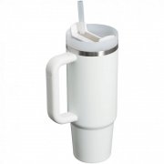 Термокружка Quencher H2.0 1180 с трубочкой, белая арт. 20629.60