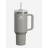 Термокружка Quencher H2.0 1180 с трубочкой, серая