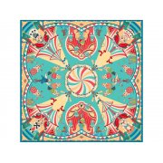 Платок «Русская неваляшка. Праздник»