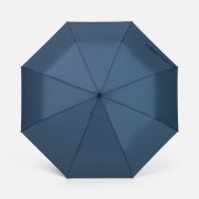 Зонт складной Classic, темно-синий с темной ручкой