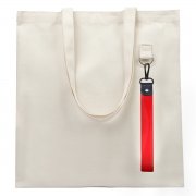 Сумка для покупок LUMISSA 325 г/м² с ремувкой, натуральный/красный арт. 25014.00.05