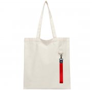 Сумка для покупок LUMISSA 325 г/м² с ремувкой, натуральный/красный арт. 25014.00.05