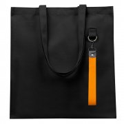 Сумка для покупок LUMISSA 325 г/м² с ремувкой, чёрный/оранжевый арт. 25014.02.07
