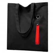 Сумка для покупок LUMISSA 325 г/м² с ремувкой, чёрный/красный арт. 25014.02.05
