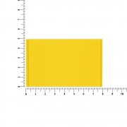 Лейбл из ПВХ Dzeta, XL, желтый