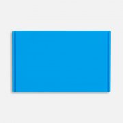 Лейбл из ПВХ Dzeta, XL, голубой