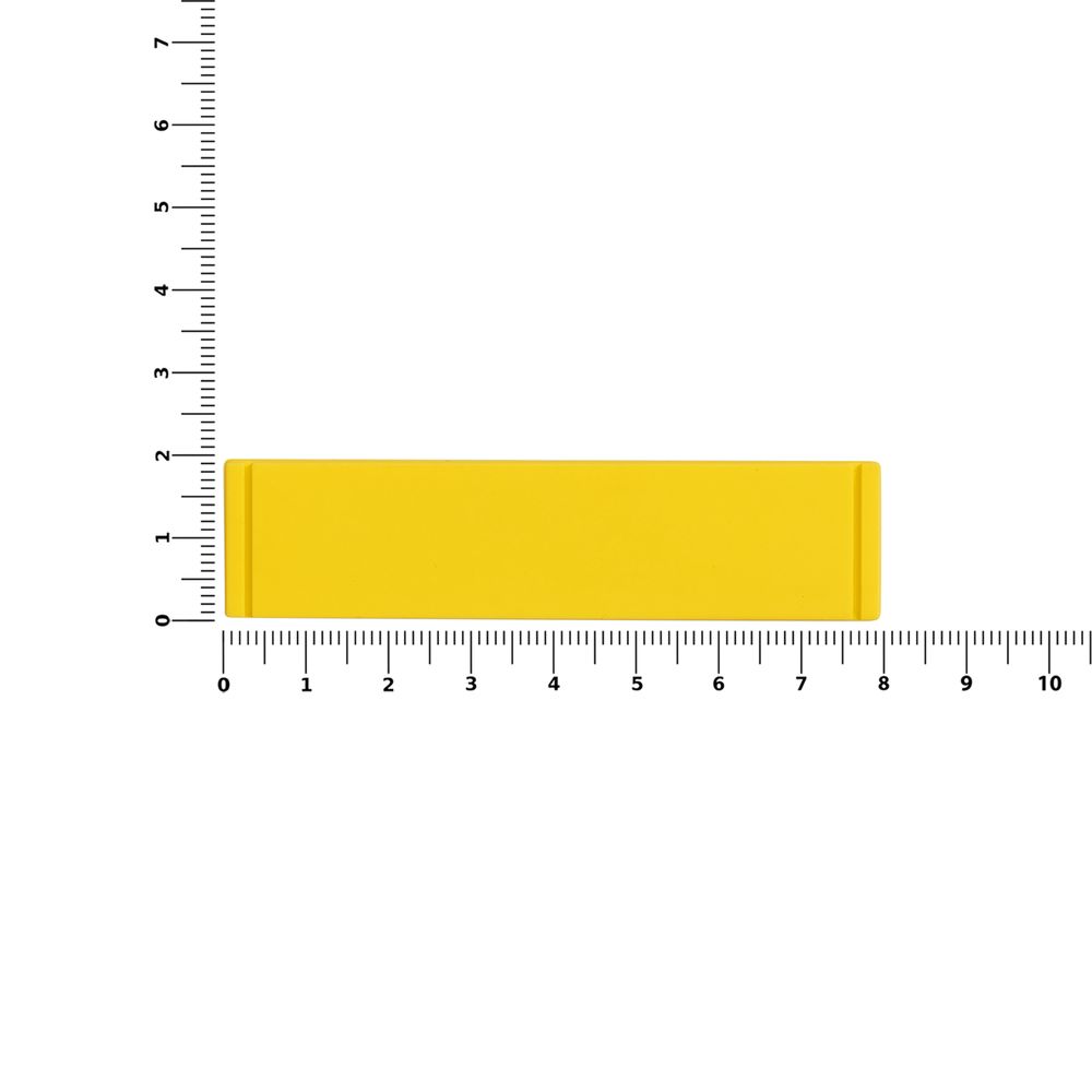 Лейбл из ПВХ Dzeta, S, желтый арт. 16557.80 Лейбл из ПВХ Dzeta, S, желтый арт. 16557.80