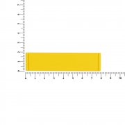 Лейбл из ПВХ Dzeta, S, желтый