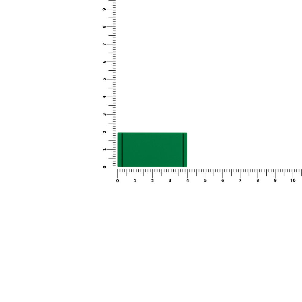 Лейбл из ПВХ Dzeta, XS, зеленый арт. 13916.90 Лейбл из ПВХ Dzeta, XS, зеленый арт. 13916.90
