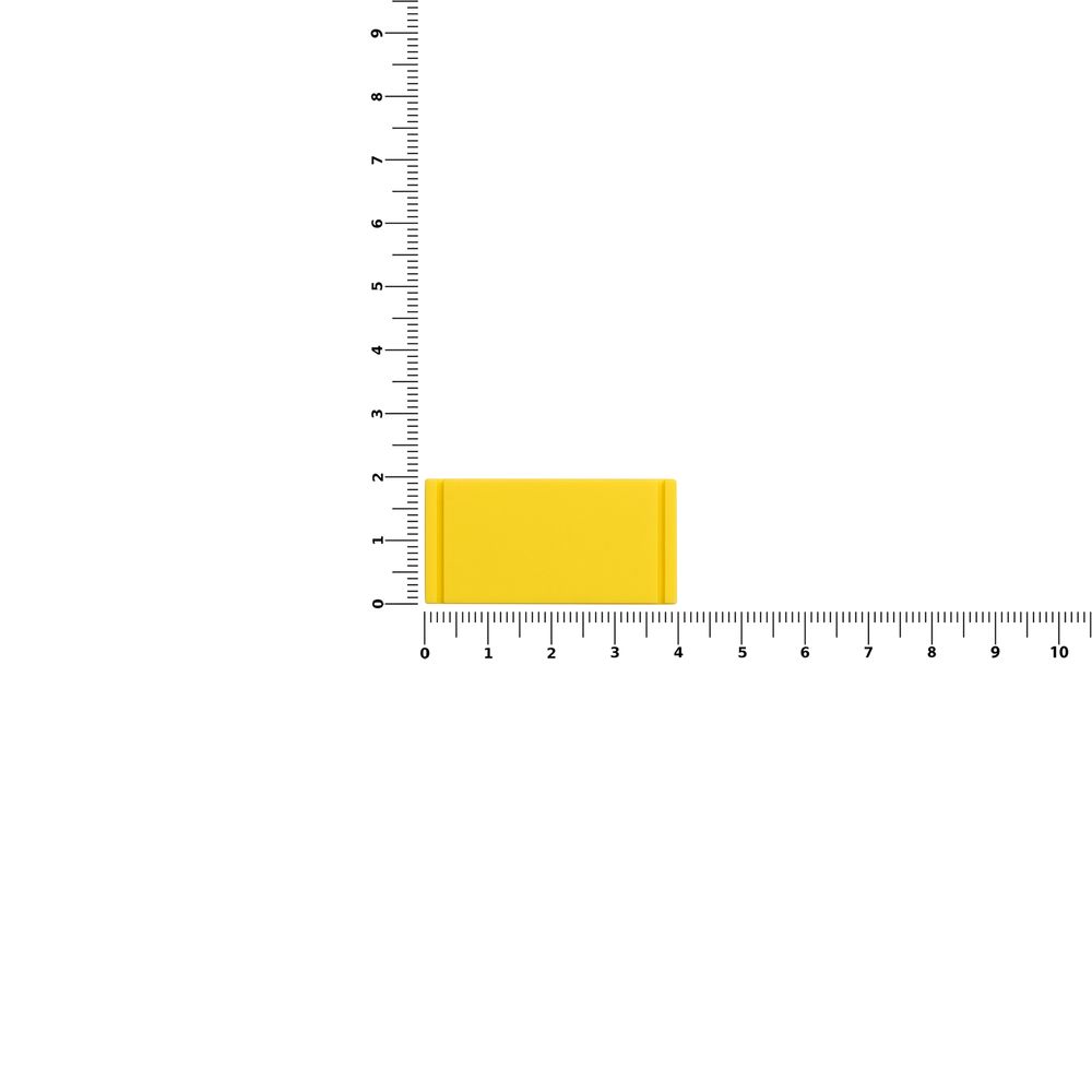 Лейбл из ПВХ Dzeta, XS, желтый арт. 13916.80 Лейбл из ПВХ Dzeta, XS, желтый арт. 13916.80