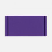 Лейбл из ПВХ Dzeta, XS, фиолетовый