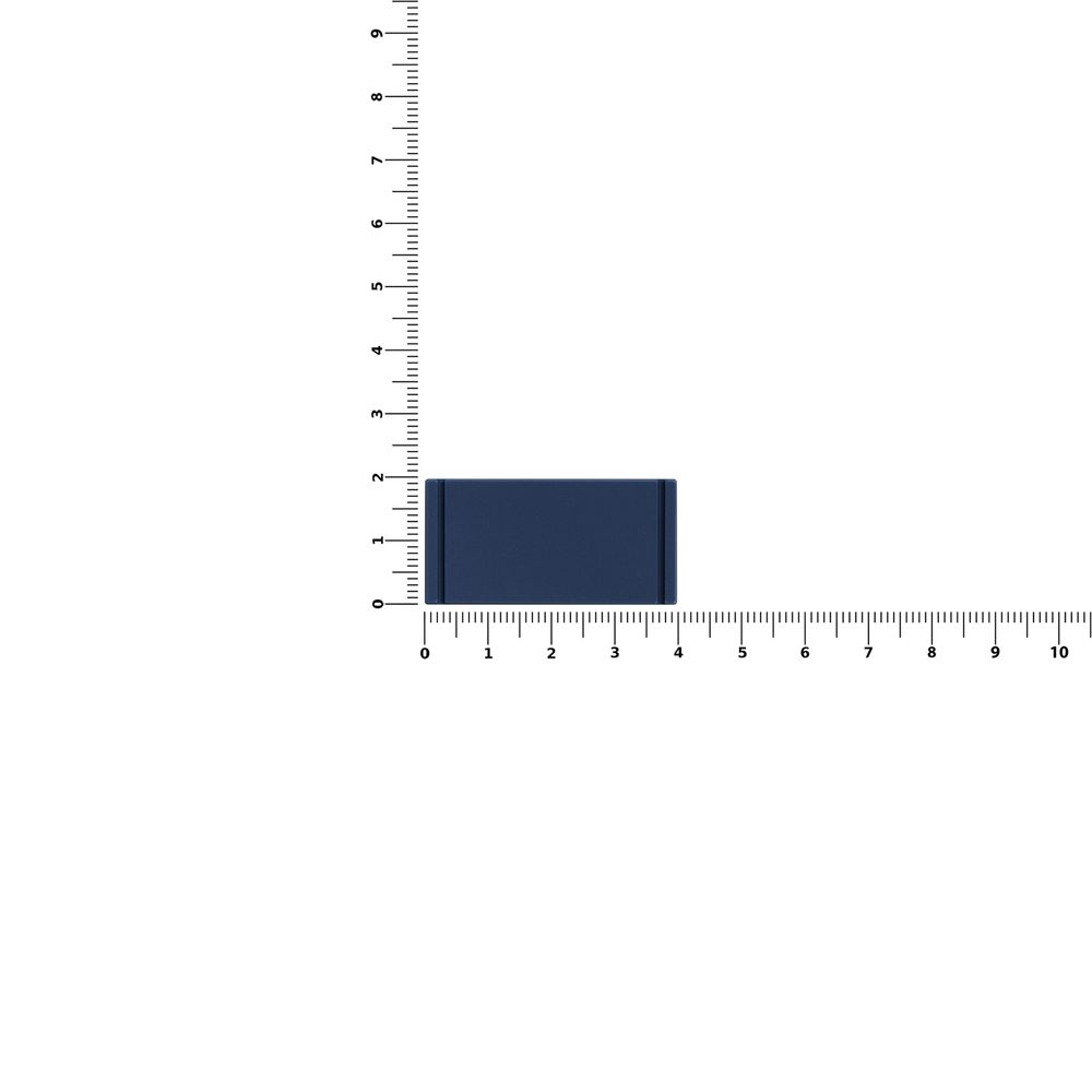 Лейбл из ПВХ Dzeta, XS, темно-синий арт. 13916.43 Лейбл из ПВХ Dzeta, XS, темно-синий арт. 13916.43