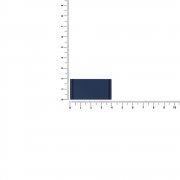 Лейбл из ПВХ Dzeta, XS, темно-синий