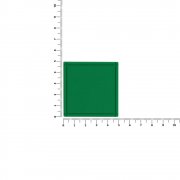 Лейбл из ПВХ Dzeta, L, зеленый