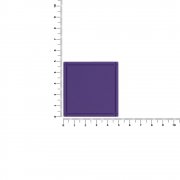 Лейбл из ПВХ Dzeta, L, фиолетовый