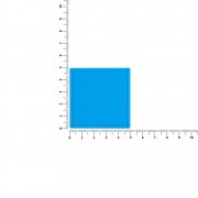 Лейбл из ПВХ Dzeta, L, голубой