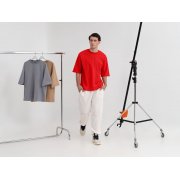 Футболка оверсайз унисекс Kosmos 2.0, красная (алая) арт. 14610.51