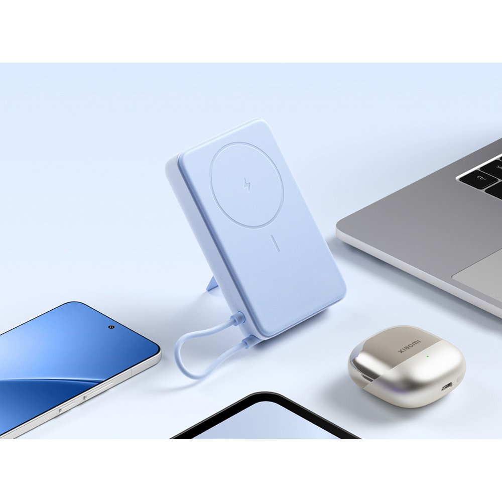 Внешний аккумулятор Xiaomi Magnetic Power Bank with Built-in Stand, 10000 мАч арт. 595912 Внешний аккумулятор Xiaomi Magnetic Power Bank with Built-in Stand, 10000 мАч арт. 595912