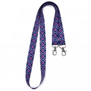 Ланъярд полноцветный Эл с двумя карабинами, 20 мм арт. 700503-20