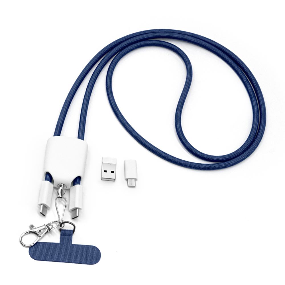 Кабель - ланьярд МультиЛинк 66 Вт, синий арт. 64001.15 Кабель - ланьярд МультиЛинк 66 Вт, синий арт. 64001.15