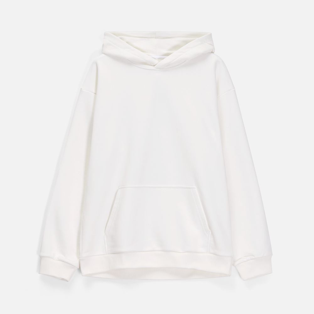 Худи унисекс оверсайз Songo, молочно-белое арт. 24101.60 Худи унисекс оверсайз Songo, молочно-белое арт. 24101.60