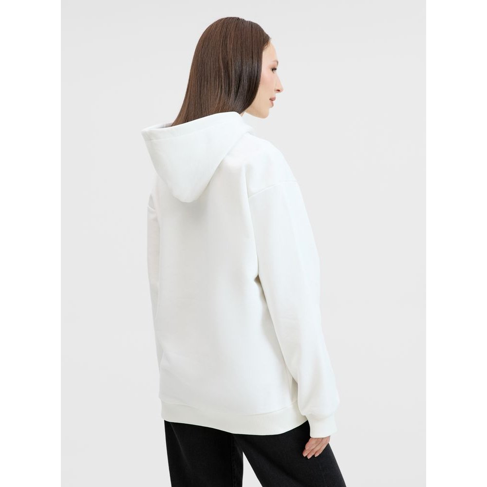 Худи унисекс оверсайз Songo, молочно-белое арт. 24101.60 Худи унисекс оверсайз Songo, молочно-белое арт. 24101.60