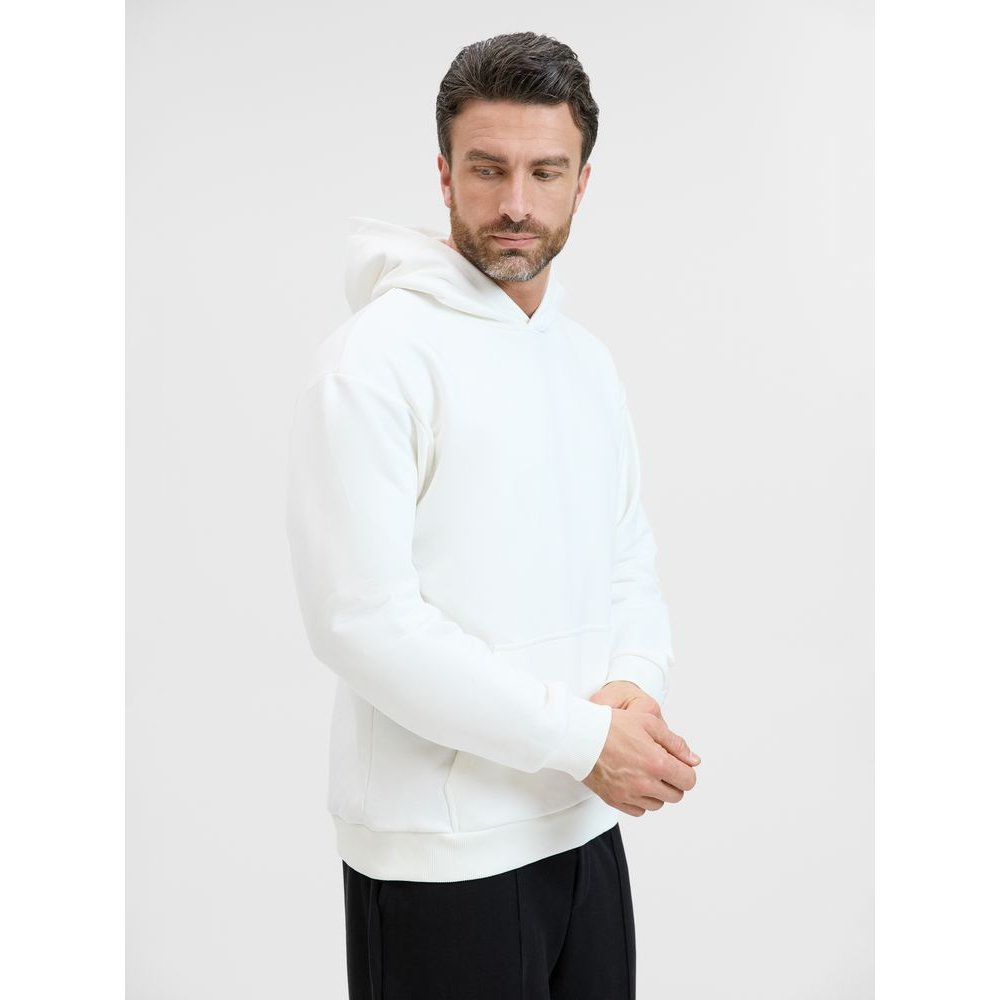 Худи унисекс оверсайз Songo, молочно-белое арт. 24101.60 Худи унисекс оверсайз Songo, молочно-белое арт. 24101.60