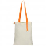 Сумка для покупок White GLOW 325 г/м² с ремувкой, оранжевая/оранжевая арт. 25006.07.07