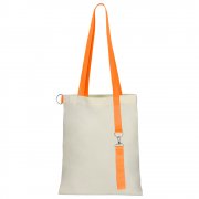 Сумка для покупок White GLOW 325 г/м² с ремувкой, оранжевая/оранжевая арт. 25006.07.07