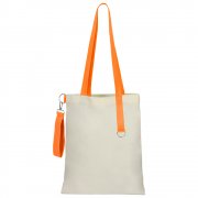 Сумка для покупок White GLOW 325 г/м² с ремувкой, оранжевая/оранжевая арт. 25006.07.07