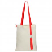 Сумка для покупок White GLOW 325 г/м² с ремувкой, красная/красная арт. 25006.05.05