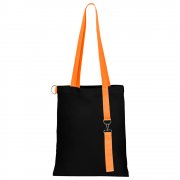 Сумка для покупок Black GLOW 325 г/м² с ремувкой, оранжевая/оранжевая арт. 25007.07.07