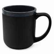 Кружка Barrel, софт-тач, чёрно-серая арт. 6147.20