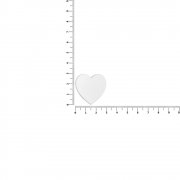 Джибитс из ПВХ «Сердце», белый арт. 19652.60