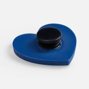 Джибитс из ПВХ «Сердце», синий арт. 19652.44