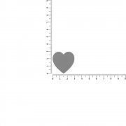 Джибитс из ПВХ «Сердце», серый арт. 19652.10