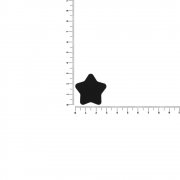 Джибитс из ПВХ «Звезда», черный арт. 19651.30