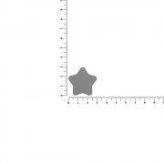 Джибитс из ПВХ «Звезда», серый арт. 19651.10