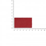 Лейбл кожаный Pasek, M, красный арт. 18746.50