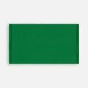 Лейбл из ПВХ Dzeta, M, зеленый арт. 18752.90