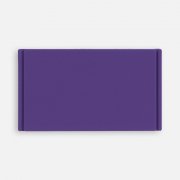 Лейбл из ПВХ Dzeta, M, фиолетовый арт. 18752.70