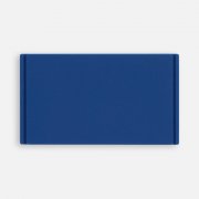 Лейбл из ПВХ Dzeta, M, синий арт. 18752.44