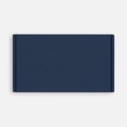 Лейбл из ПВХ Dzeta, M, темно-синий арт. 18752.43