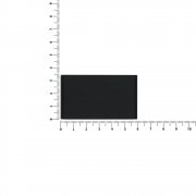 Лейбл из ПВХ Dzeta, M, черный арт. 18752.30