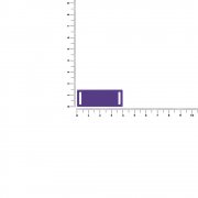 Лейбл из ПВХ Kova, фиолетовый арт. 18756.70